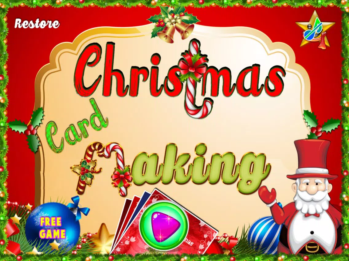 Christmas Card Making iPad Screenshots
