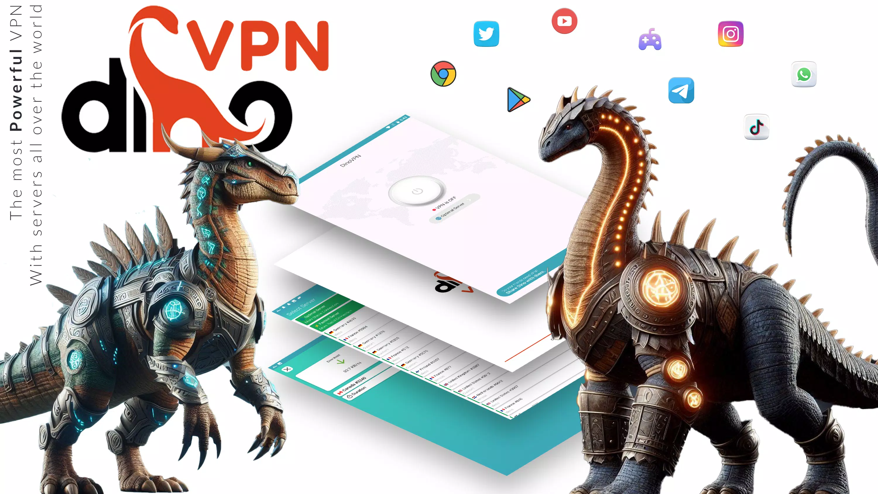 Dino VPN-Fast Secure VPN Proxy Screenshots