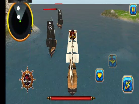 Ảnh chụp màn hình của Ships of Battle Pirates Age iPad 