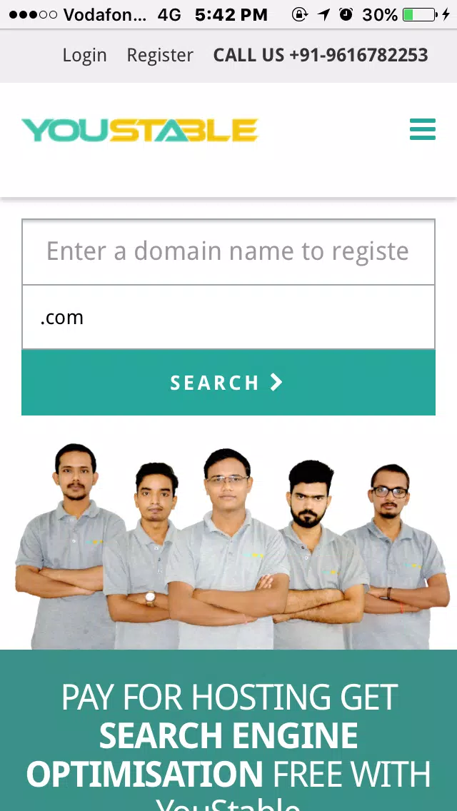 Website Design, Hosting & SEO Screenshots