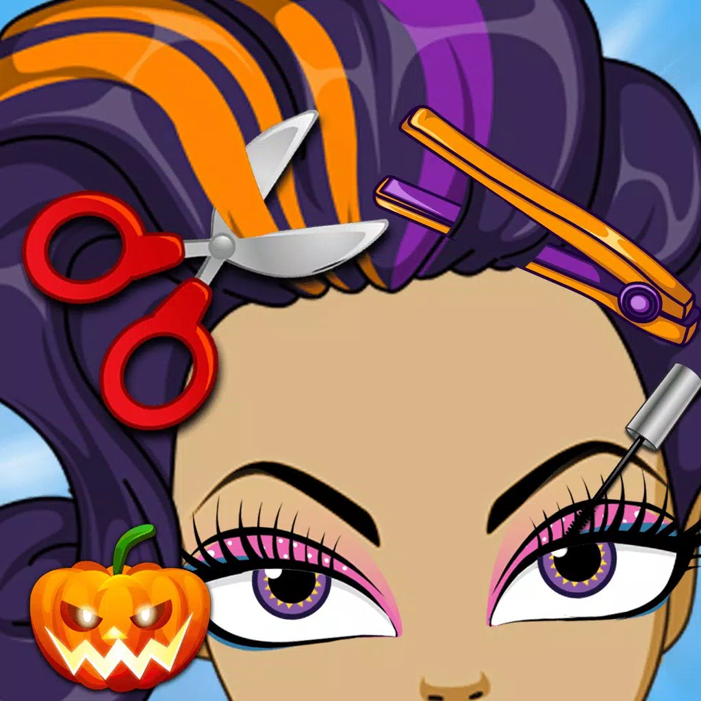 Kids New Halloween Hair Salon game for hair style makeover Kids New Halloween Hair Salon game for hair style makeover