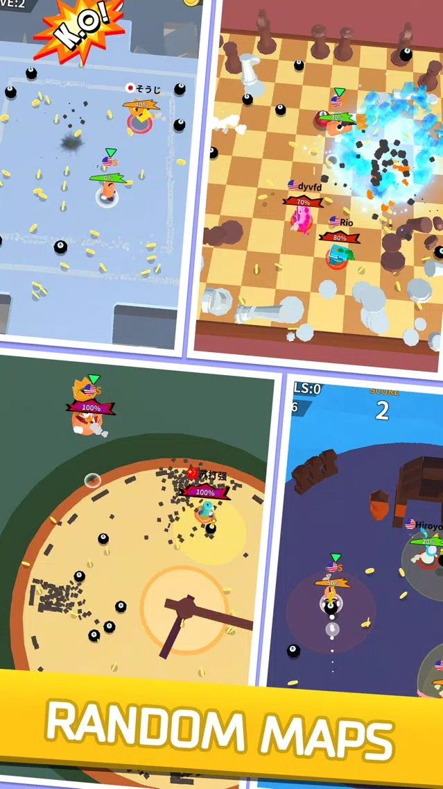 Bomb Party.io 3D Battle Games Screenshots