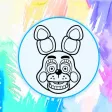 Fanart FNAF coloring Freddys !
