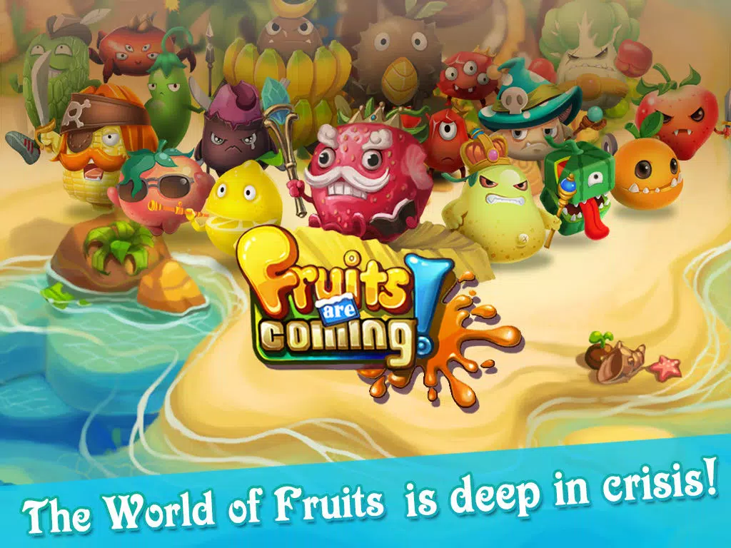 Capturas de tela do Fruits are coming! iPad 