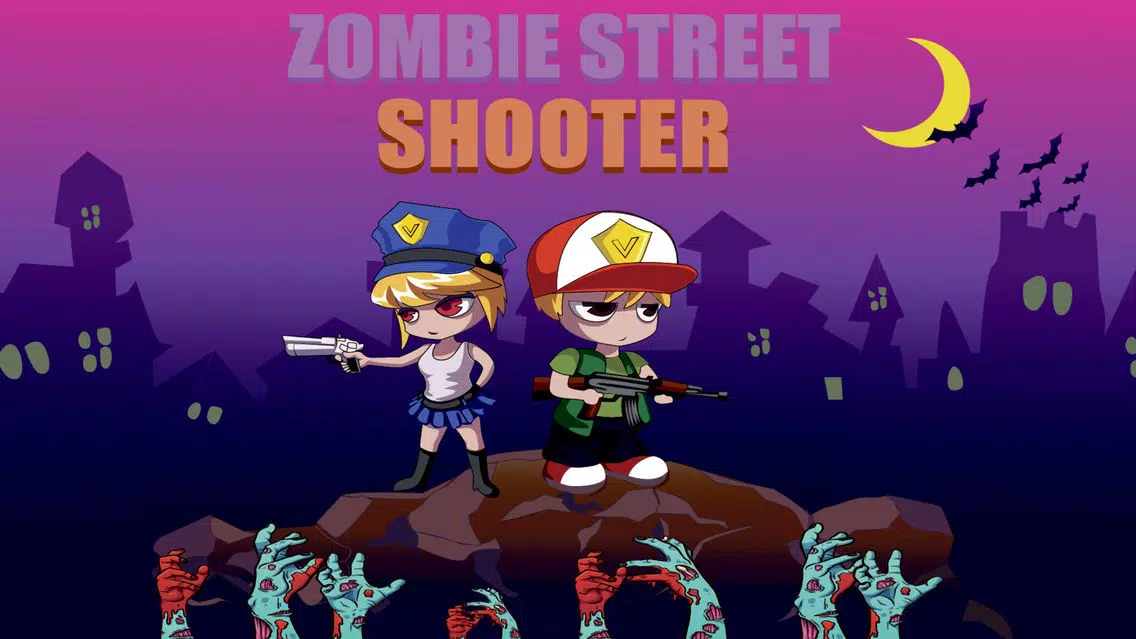 Tangkapan layar 2D Zombie Street War 2019