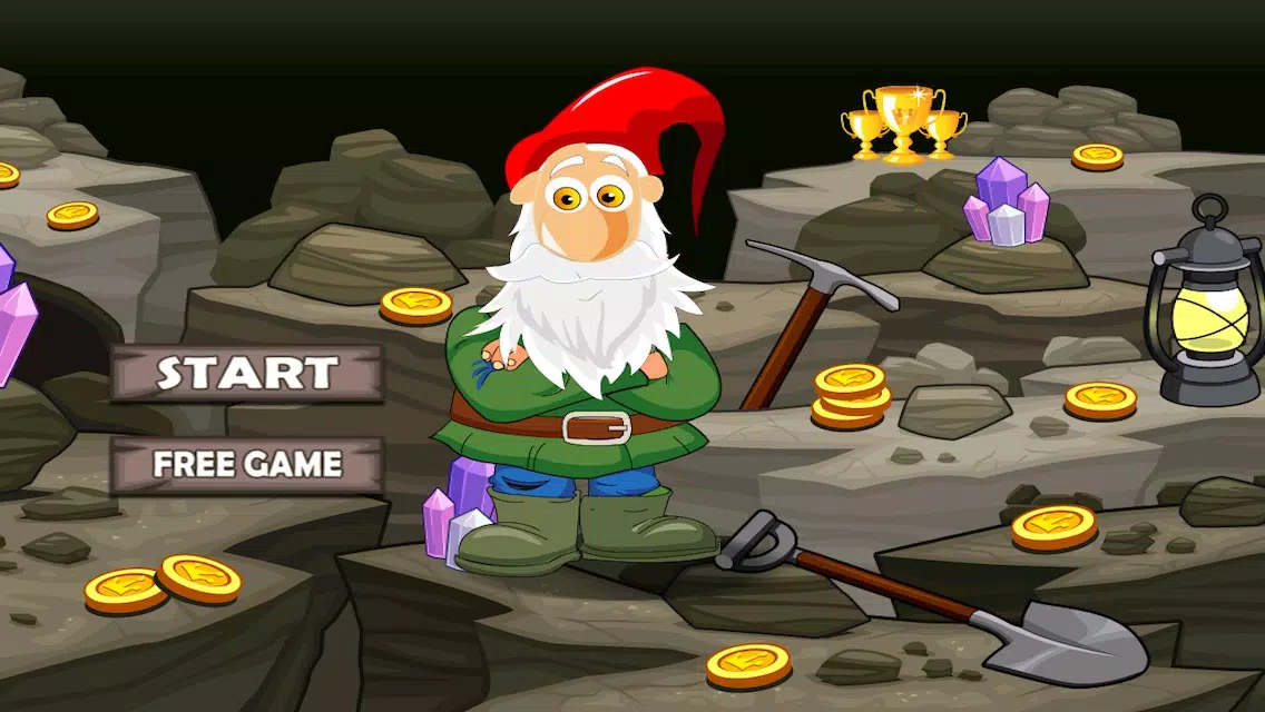 Awesome Dwarf Digger - Precious Gold and Jewel Den Mining Game Screenshots
