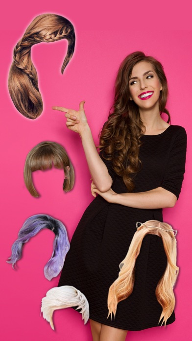 Capturas de tela do Hairstyles & haircuts - Makeover photo editor