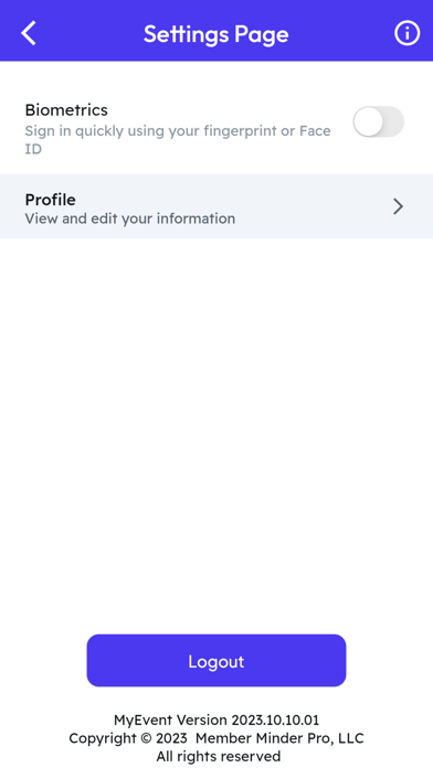 MyEvent by Member Minder Pro Screenshots