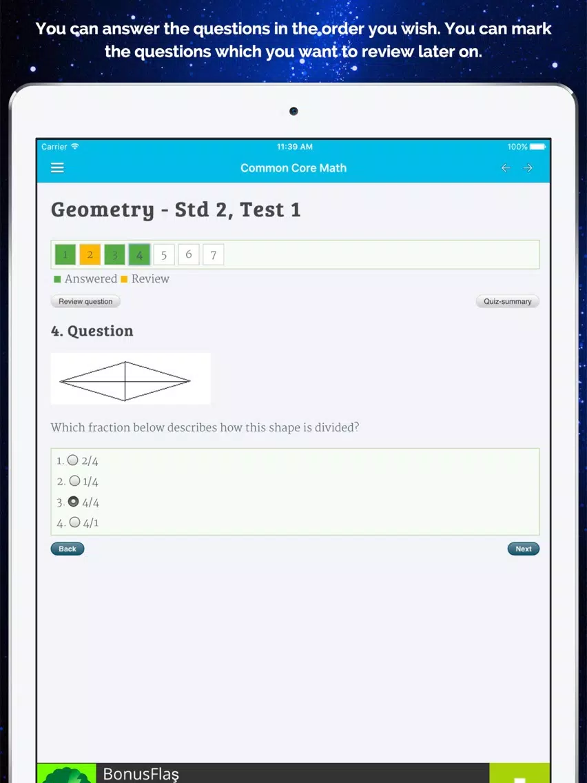 Grade 3 All Lessons Quiz iPad Screenshots