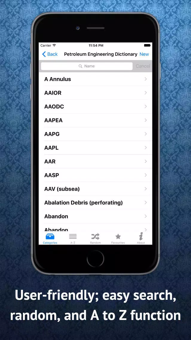Petroleum Engineering Dictionary Screenshots