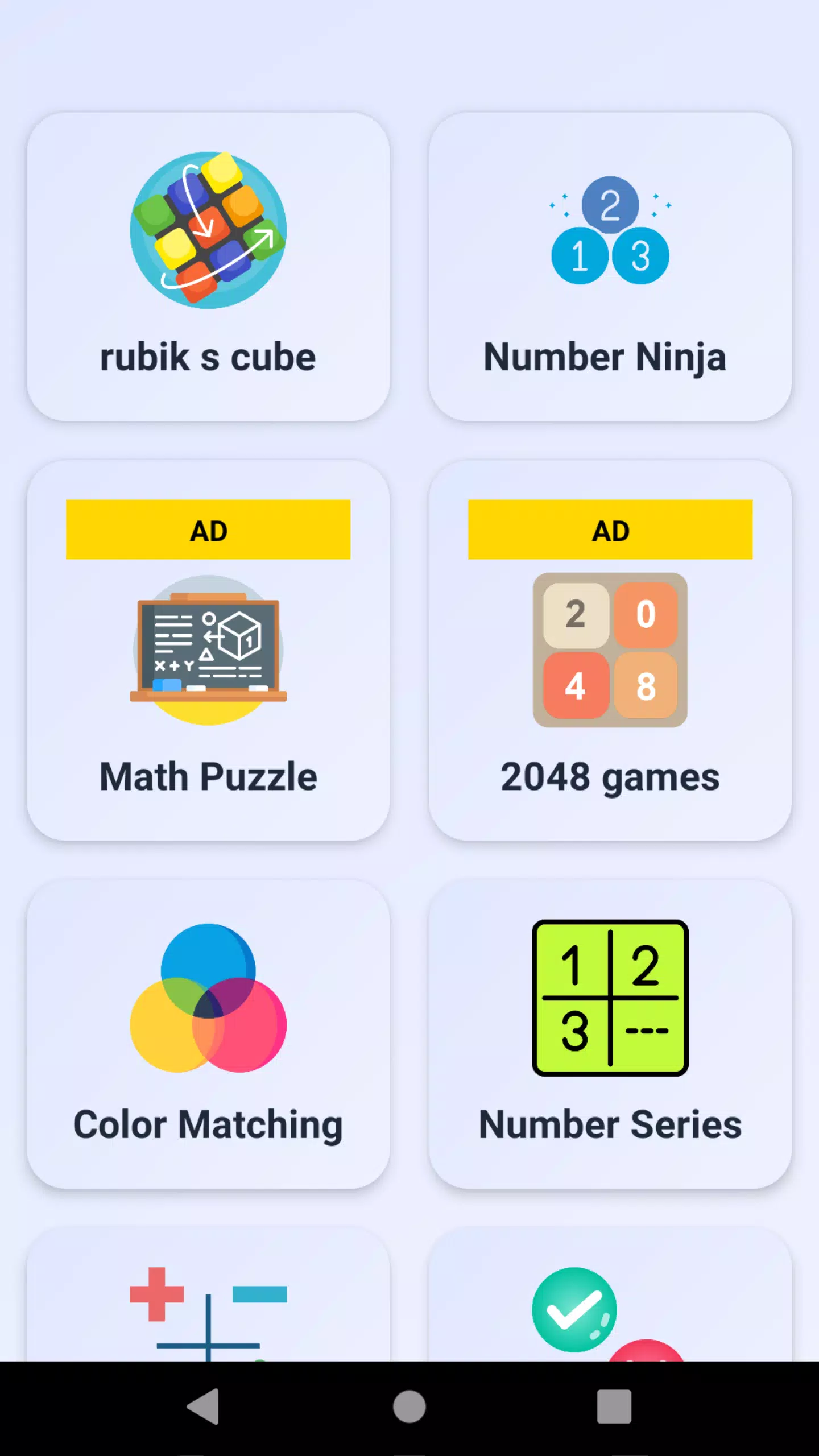Math games - mind games Screenshots