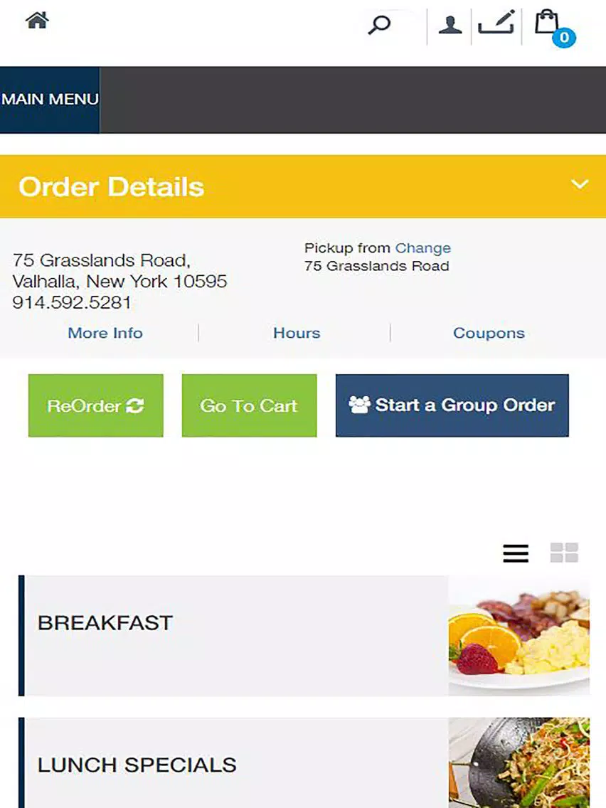 WCC Dining Services iPad Screenshots