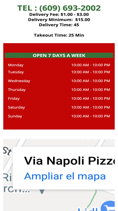 Via Napoli Pizzeria Screenshots