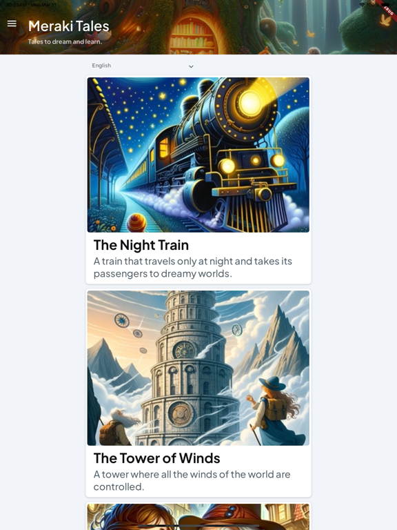 Cuentos infantiles - Merakily iPad Screenshots