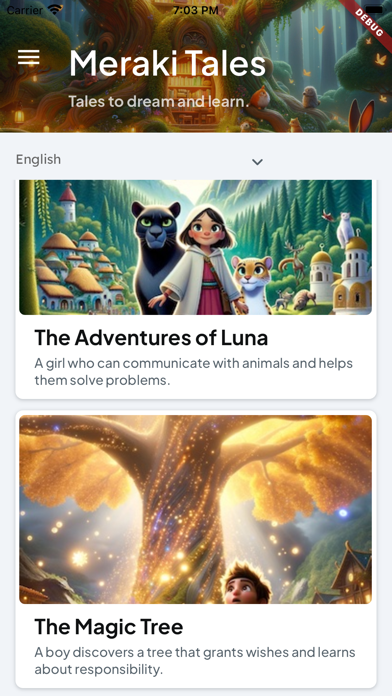 Cuentos infantiles - Merakily Screenshots