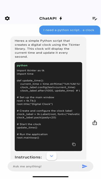 ChatAPI - AI Chat for Less Screenshots