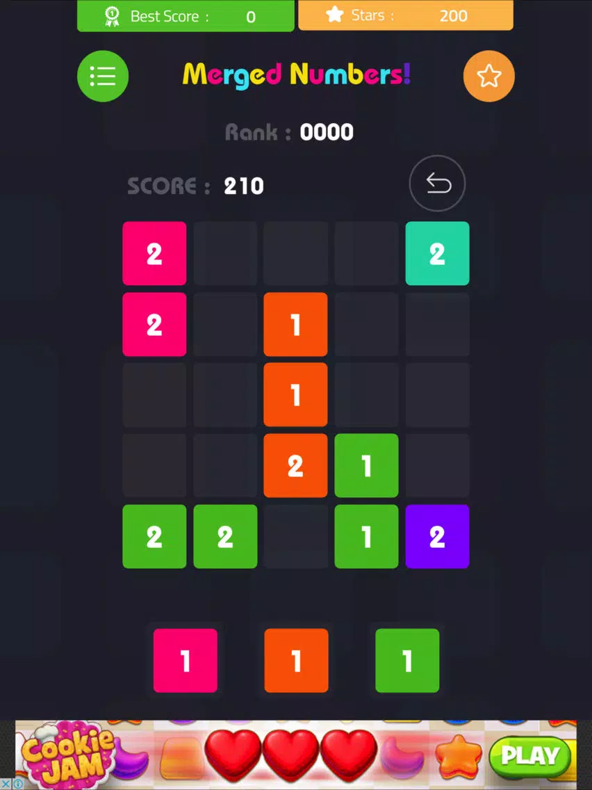 Merged Numbers! - Blocks puzzle iPad Screenshots