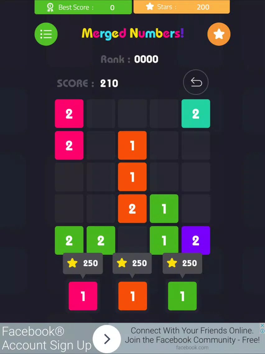 Merged Numbers! - Blocks puzzle iPad Screenshots