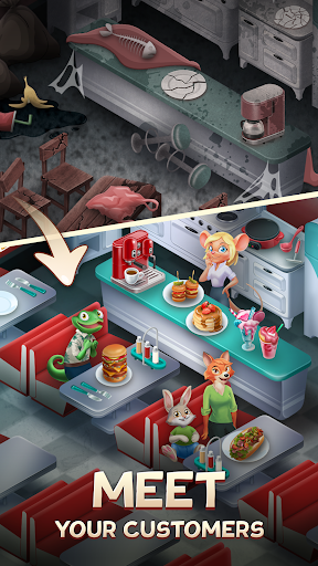 Merge Inn - Cafe Merge Game Screenshots