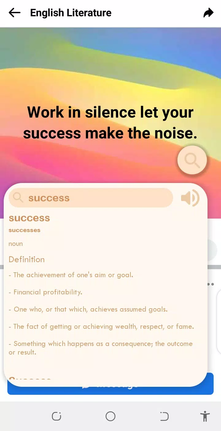 FLD Floating Dictionary -Search meanings instantly Screenshots