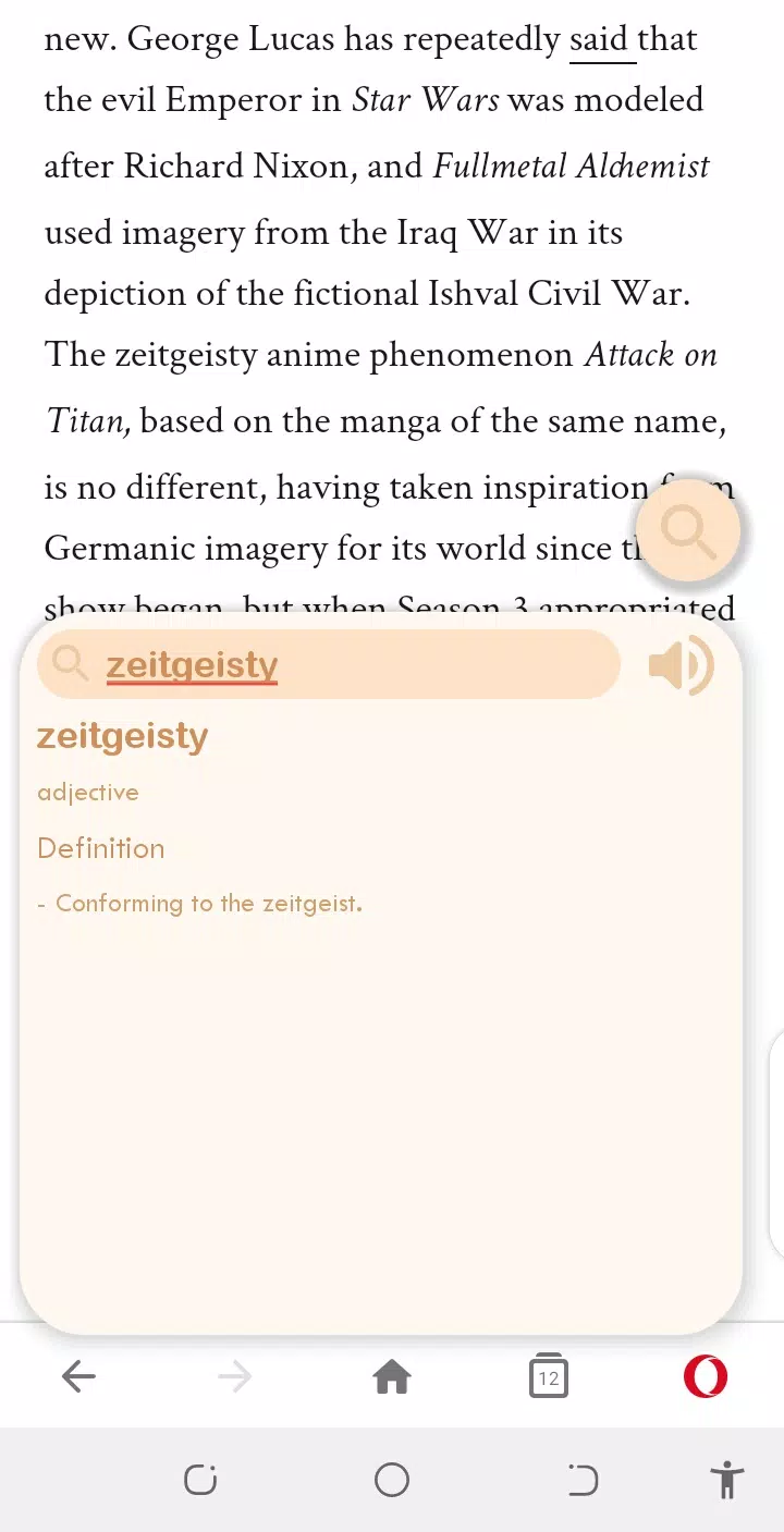 FLD Floating Dictionary -Search meanings instantly Screenshots