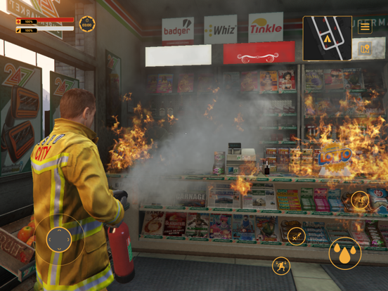 Firefighter:Car fire truck sim iPad  स्क्रीनशॉट