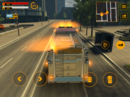 Firefighter:Car fire truck sim iPad  स्क्रीनशॉट