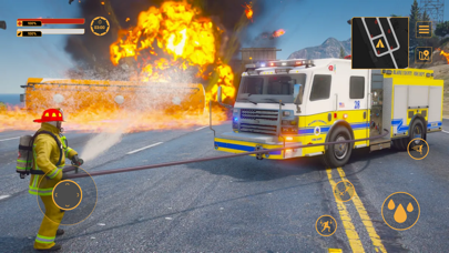 Firefighter:Car fire truck sim स्क्रीनशॉट