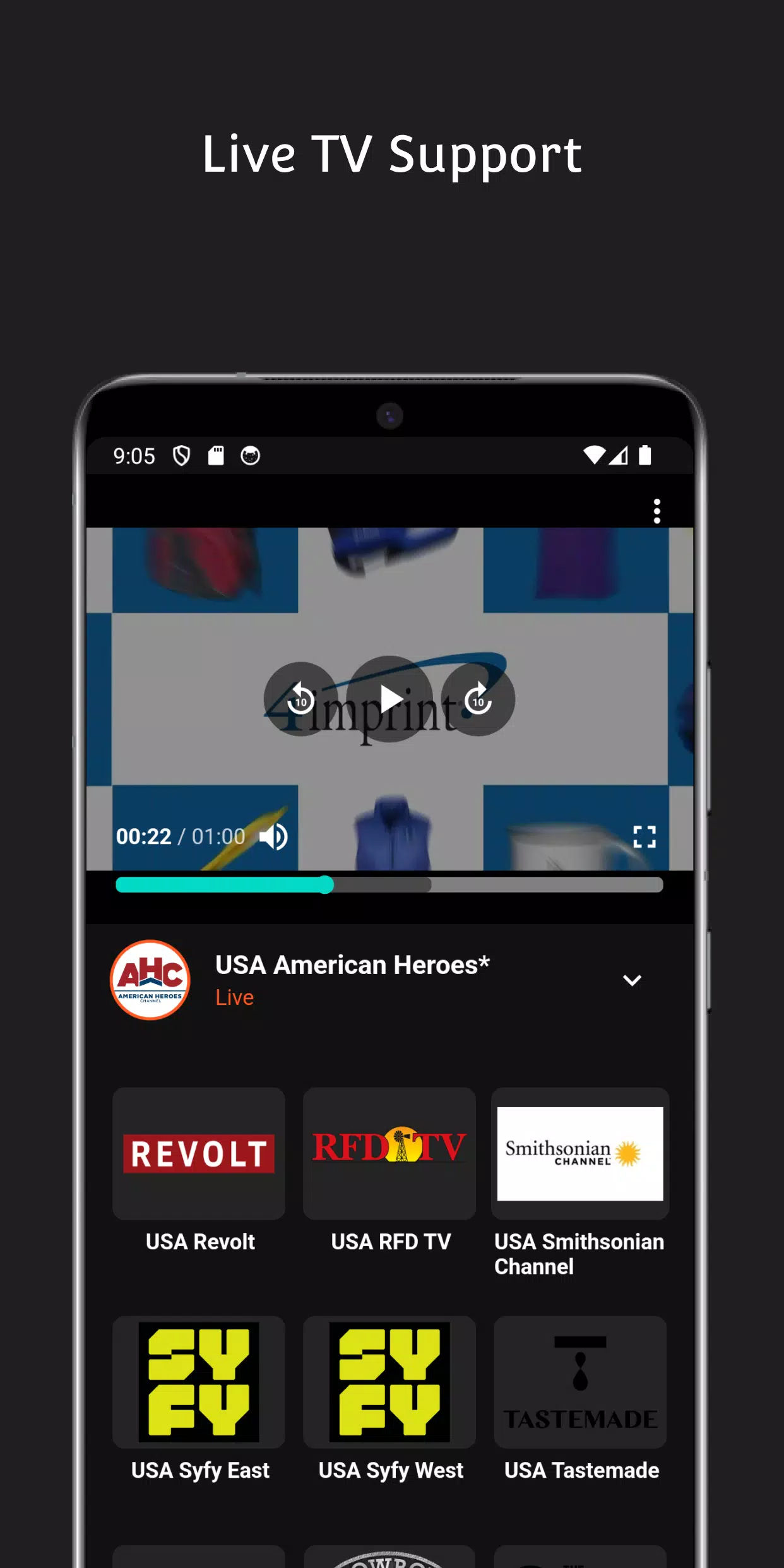 Xtream IPTV Screenshots