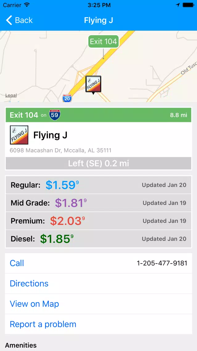 iExit Gas: Cheapest Gas Prices By Interstate Exit Screenshots