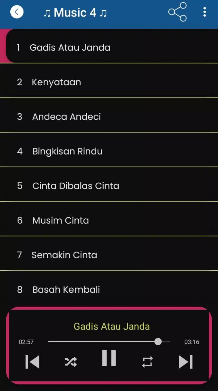 Duet Dangdut Lawas Offline Screenshots