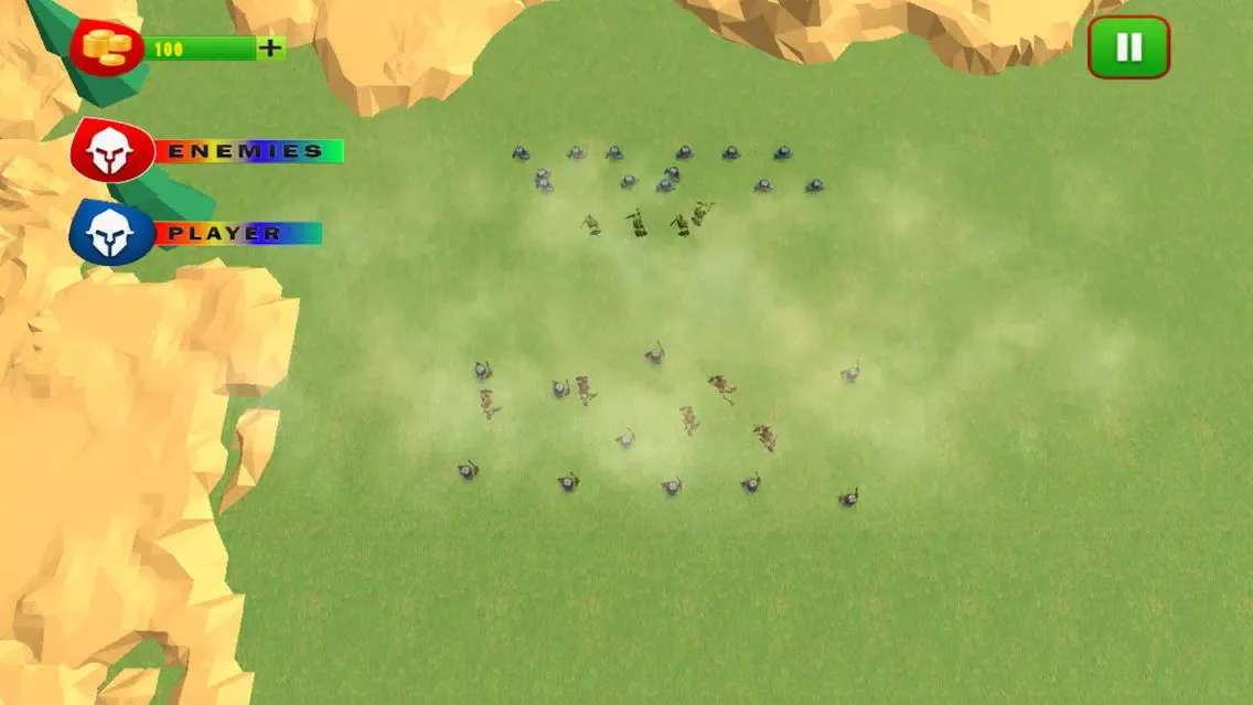 Tangkapan layar Battle of the Ancient Warriors