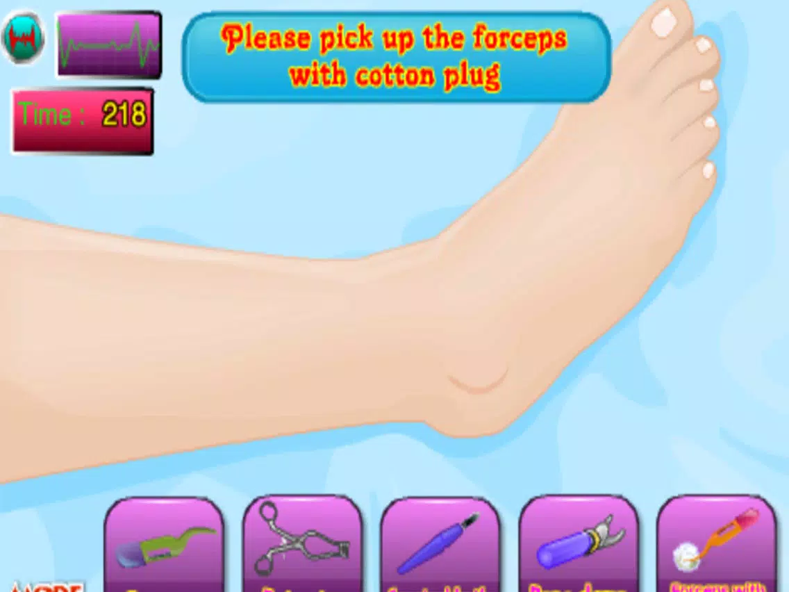 Baby Leg Injury:Girls Makeup,Dressup,Makeover iPad Screenshots