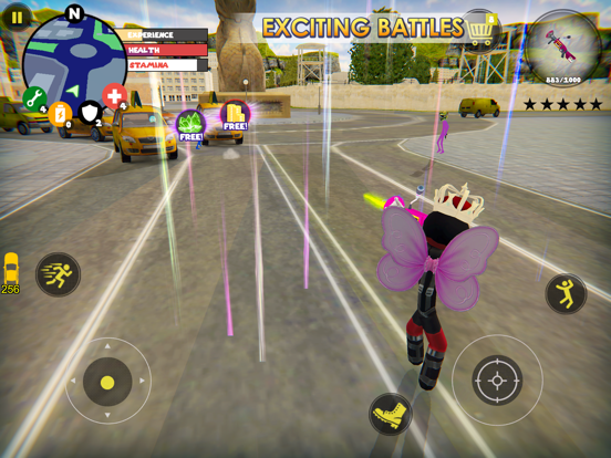 Tangkapan skrin Stick Rope Hero iPad 