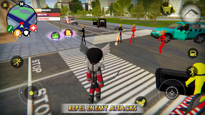 Tangkapan skrin Stick Rope Hero