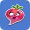 Animated Cute Turnip Stickers for Messaging