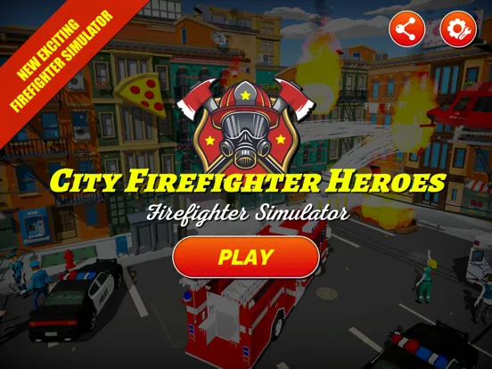 City Firefighter Heroes 3D iPad  Screenshots
