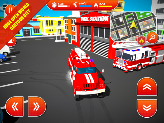 Ảnh chụp màn hình của City Firefighter Heroes 3D iPad 