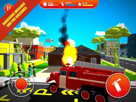 City Firefighter Heroes 3D iPad  Screenshots