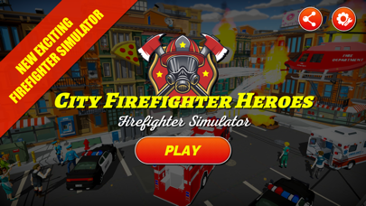 Ảnh chụp màn hình của City Firefighter Heroes 3D