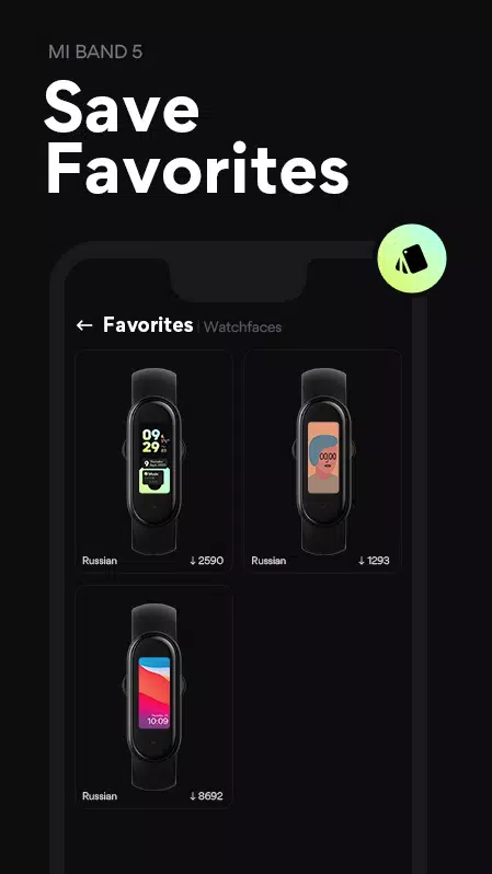 Mi Band 5 Watch Faces Screenshots