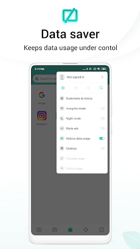 Mint Browser - Video download, Screenshots