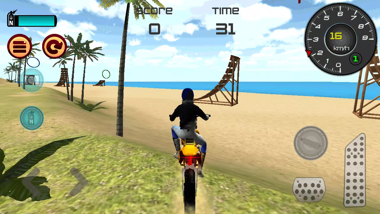Motocross Beach Jumping 3D Screenshots