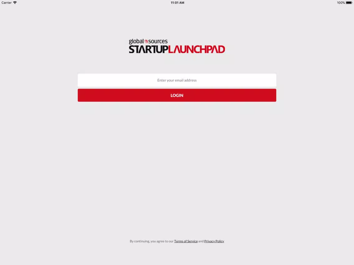 Startup Launchpad 2018 iPad Screenshots