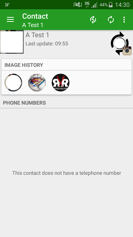 Social Contact Photo Sync Screenshots
