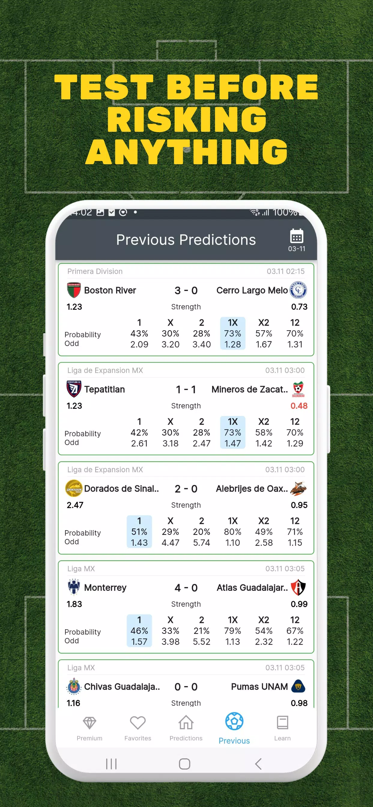 X Betting Predictions應用截圖