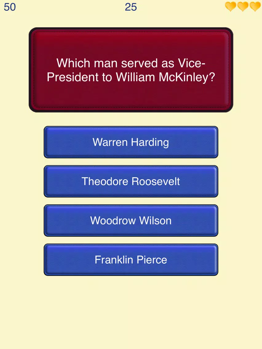 American Presidents Quiz - United States Presidency Trivia from White House History iPad Screenshots