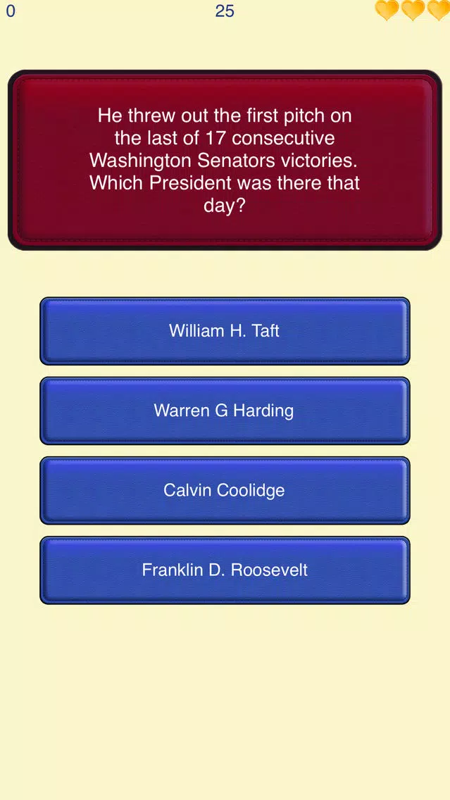 American Presidents Quiz - United States Presidency Trivia from White House History Screenshots