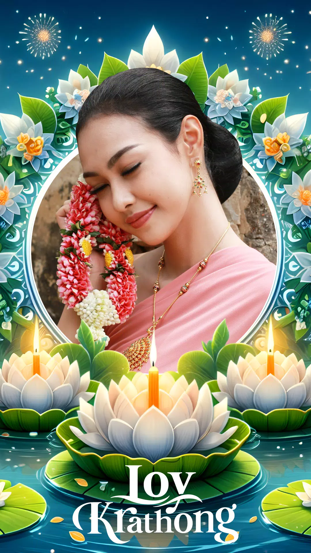แต่งรูปวันลอยกระทง应用截图