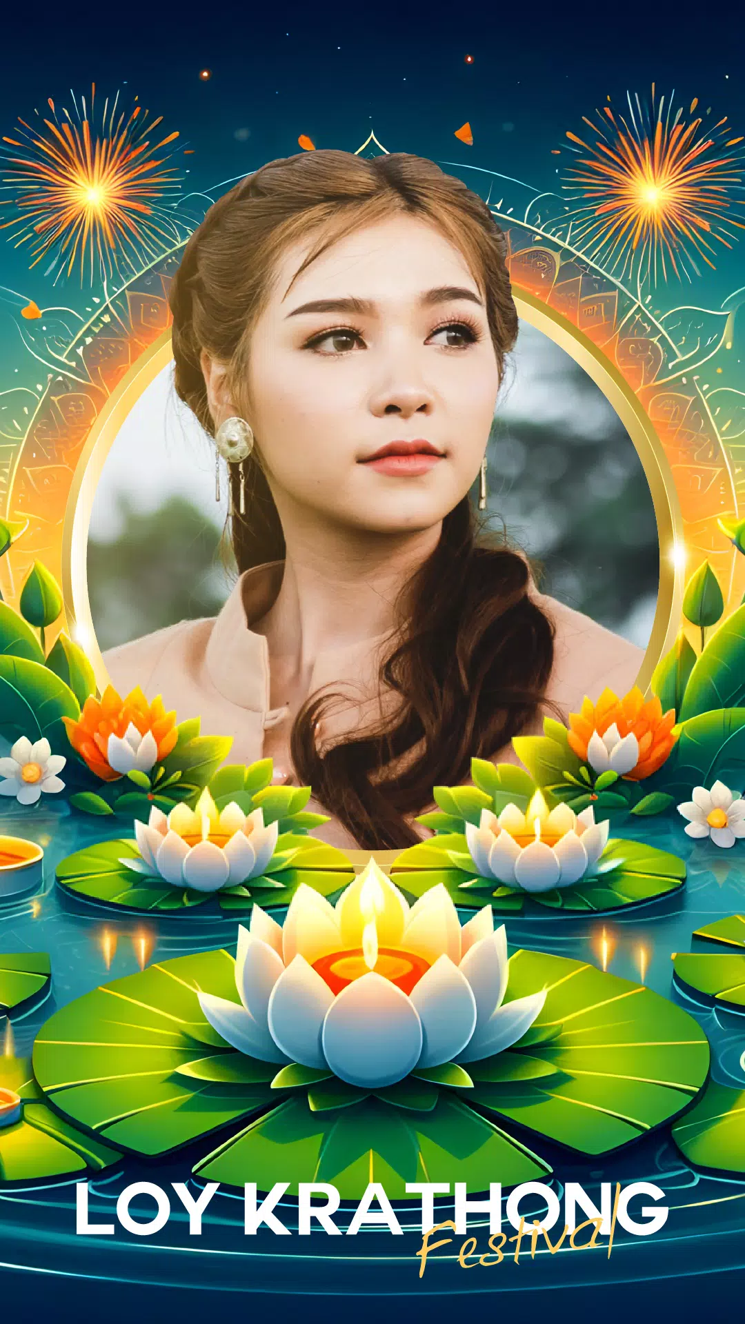 แต่งรูปวันลอยกระทง应用截图